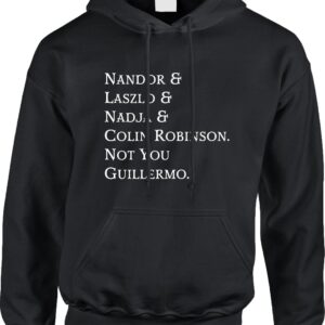 Blittzen WWDITS Character Names Pop Culture Parody Fan Art Mens Hoodie
